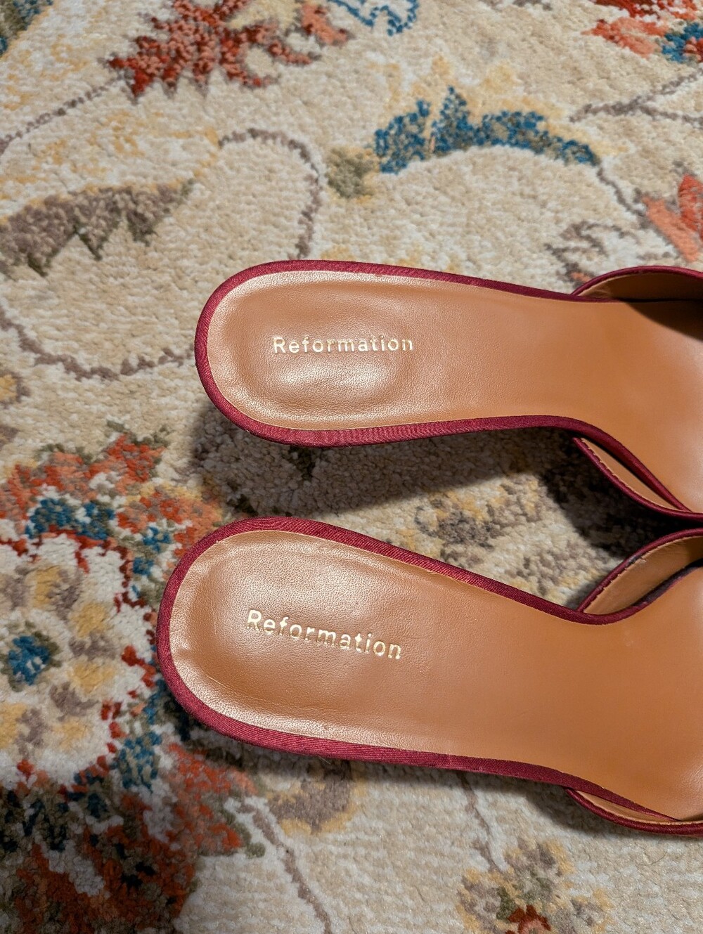 Reformation Daniela Kitten Mules Clogs - Picture 7 of 12